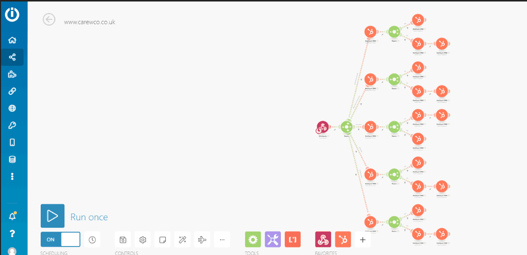 HubSpot CRM automation routing leads into tagged, source-specific lists
