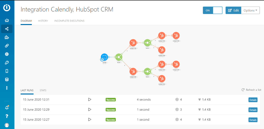 Calendly to HubSpot CRM integration built and tested with the client